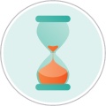 Hour glass icon