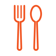 Spoon and fork icon